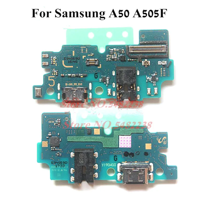 

Оригинальный зарядный USB-порт гибкий кабель для Samsung A50 A505F зарядное устройство штепсельная плата Разъем Запасные части