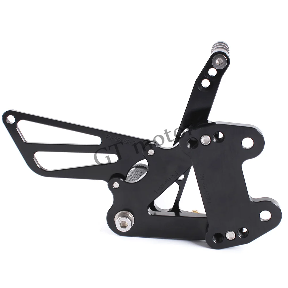 GT мотор полный CNC алюминиевый Мотоцикл Регулируемые задние наборы подножки для