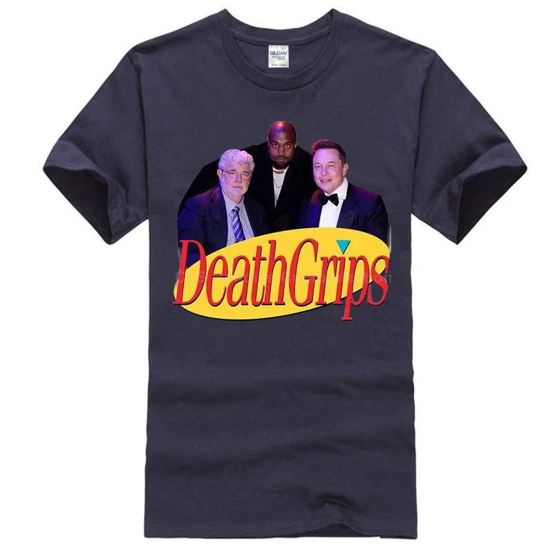 Men navy blue Seinfeld Death Grips Футболка спортивная серая хлопковая Мужская US поставщик крутая Повседневная pride Футболка Мужская Унисекс модная футболка - Цвет: Men navy blue