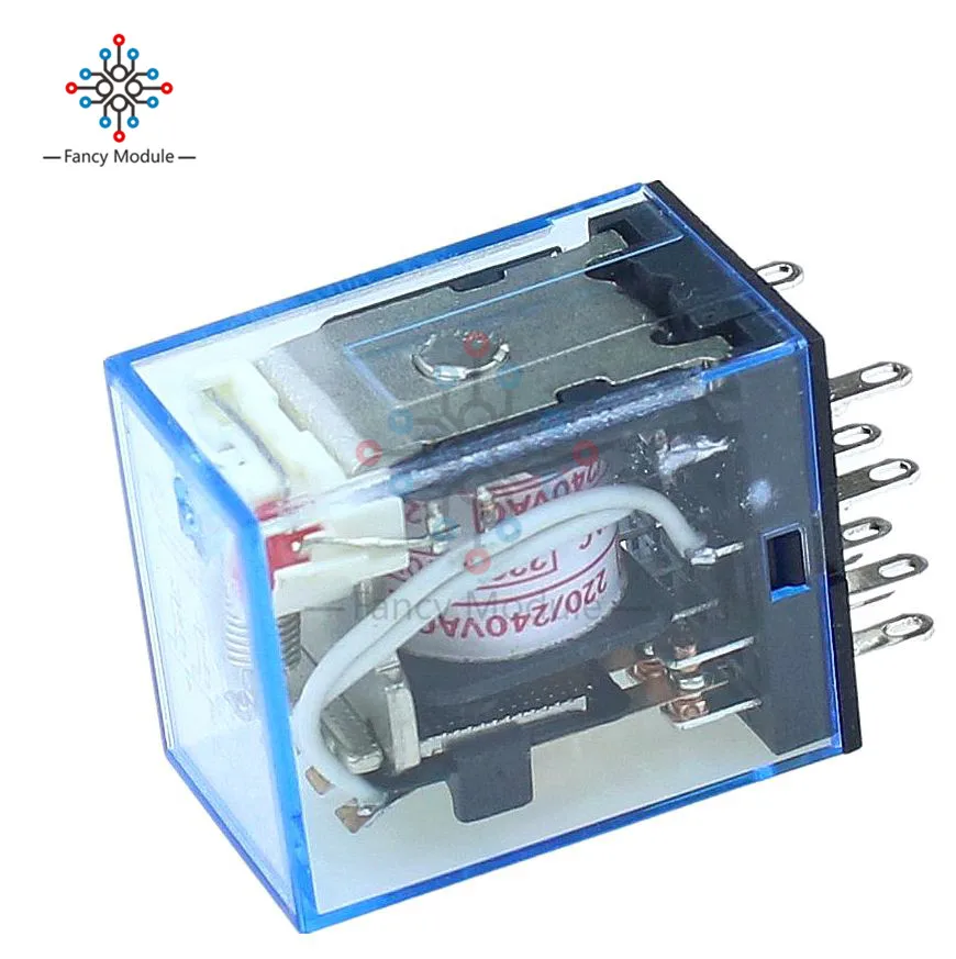 MY4NJ модуль электромагнитного реле светодиодный общего назначения 4pdt 14 контактов