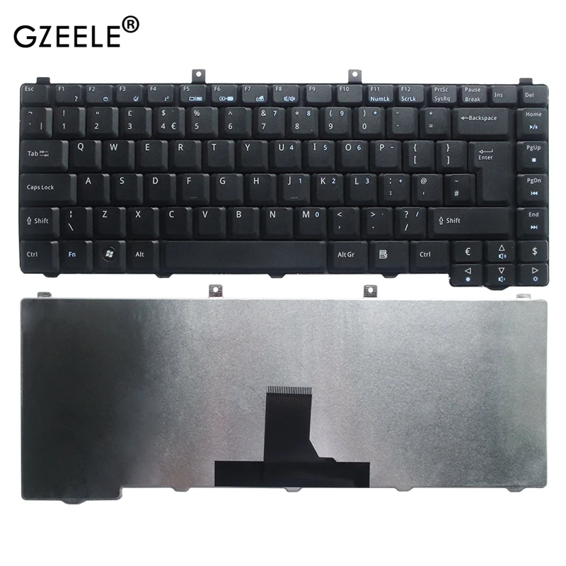 Клавиатура GZEELE для ноутбука ACER 3680, 3683, 3684, 5580, 5585, 5050, 5560, ZR1 ZL1, 5570, 5572, 3620, 3630, 2600, 3686, 5583, 5540, Черная
