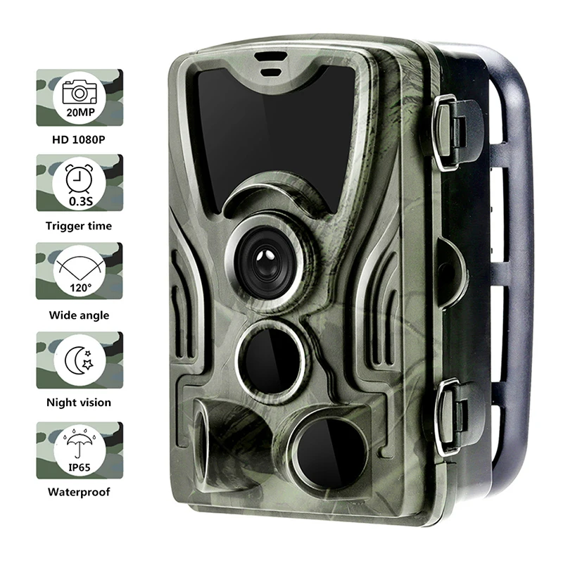 

HC801A Hunting Trail Camera visione notturna gioco selvaggio notte animale foto termica 20MP fauna selvatica telecamer