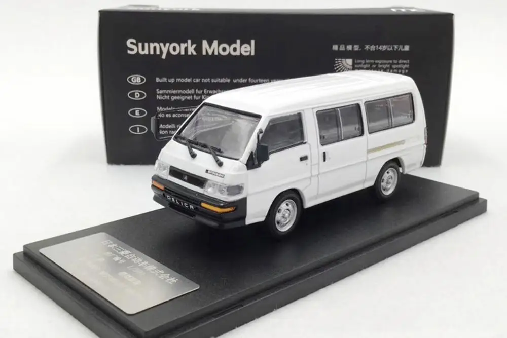 1/43 марка mitsubishi delica L300 Van White limited Edition литая под давлением модель автомобиля подарок
