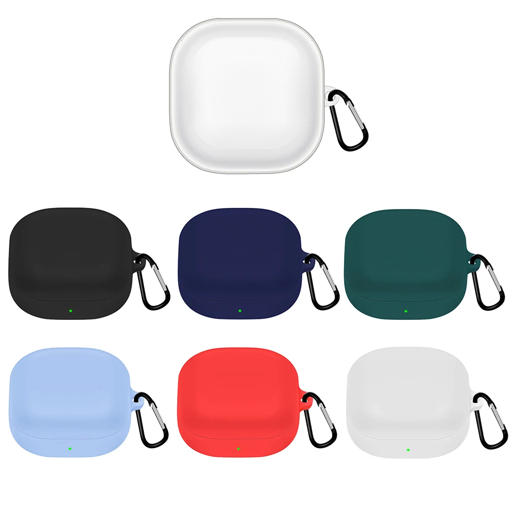 Чехол для наушников Samsung Galaxy Buds 2/Buds + Gen 2 Pro/ Live Skin с крючком беспроводная гарнитура