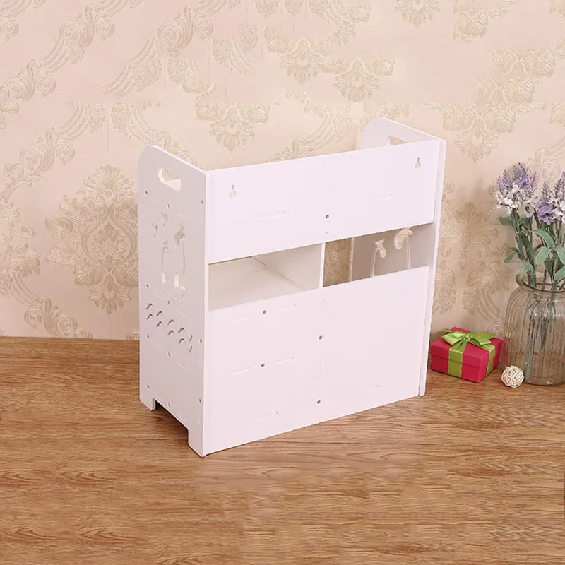 Настенный Настольный стеллаж для хранения косметики с ящиками держатель