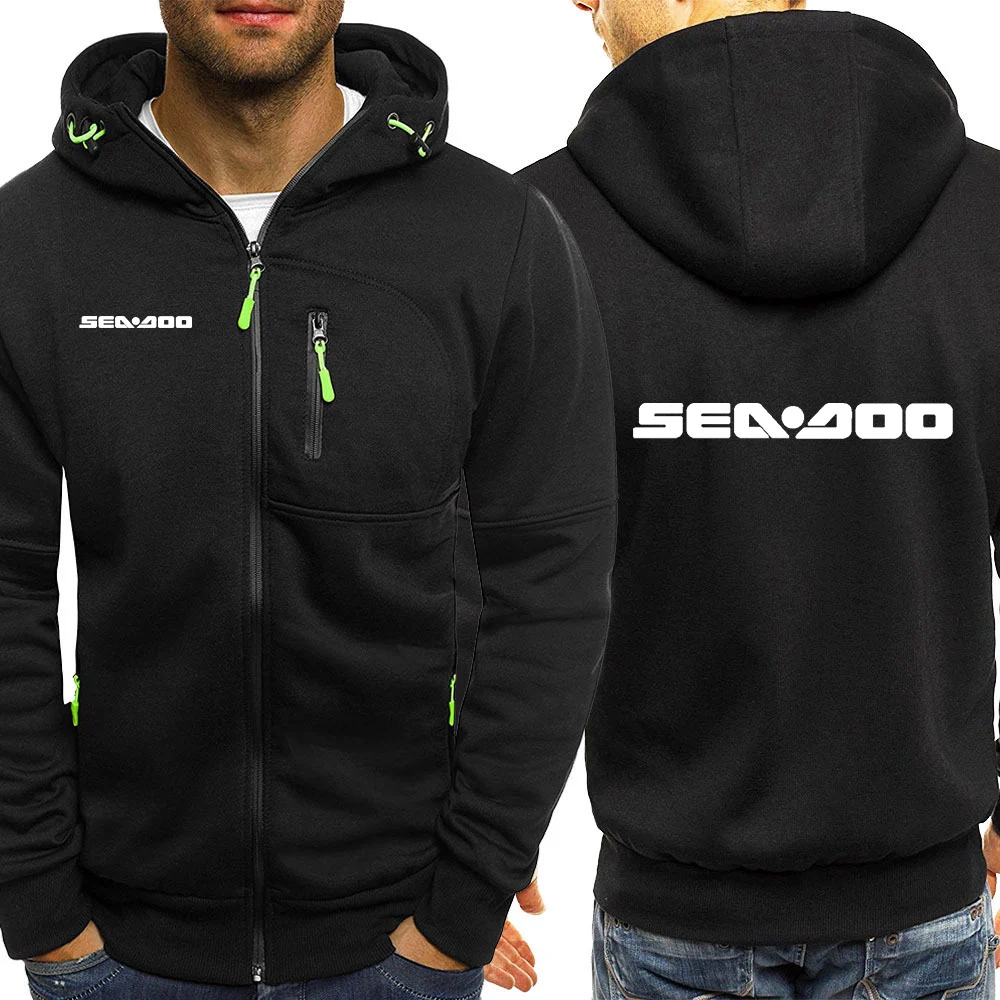 

2021 Sports Men'S New Hot Sale Sea Doo Seadoo Moto Brand Printed Hoodie Zipper Hoodie Street Men'S Casual Jacket
