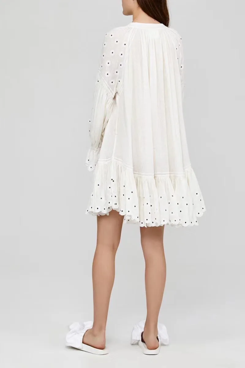 Австралийский бренд ACLE * платье праздничное стильное с v-образным вырезом на