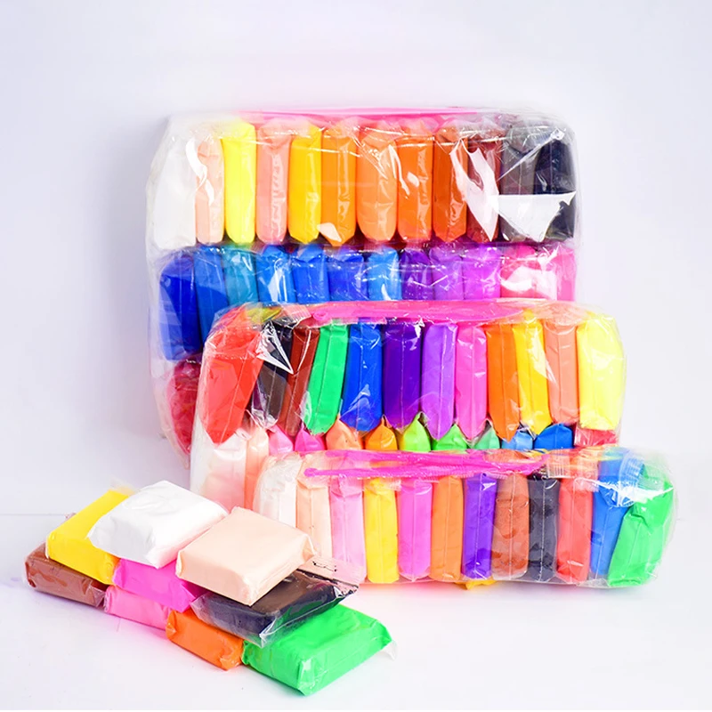 36 Цвета/комплект пушистые игрушки для лепки Шпатлёвки мягкая глина