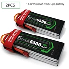 GTFDR 3S 11,1 V 6500mah 100C-200C Lipo батарея 3S XT60 T Deans XT90 EC5 для FPV дрона самолета автомобиля гоночного грузовика лодки RC части