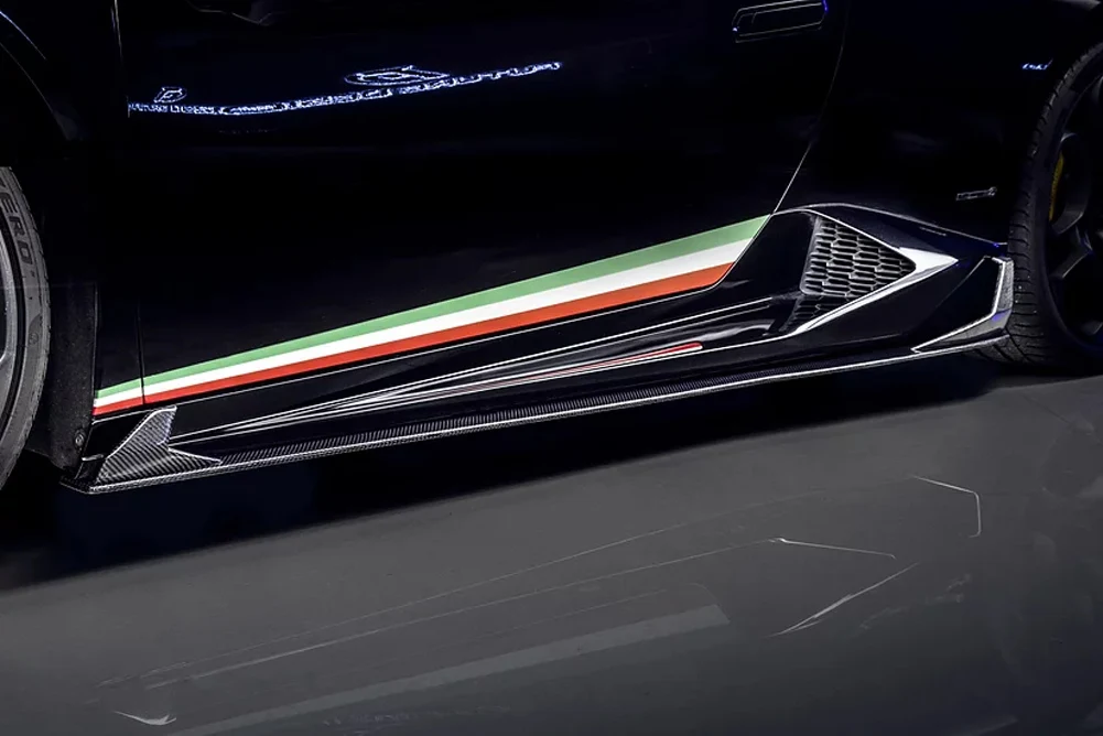 Боковые юбки из углеродного волокна фартуки бампер молдинг отделка чехол для