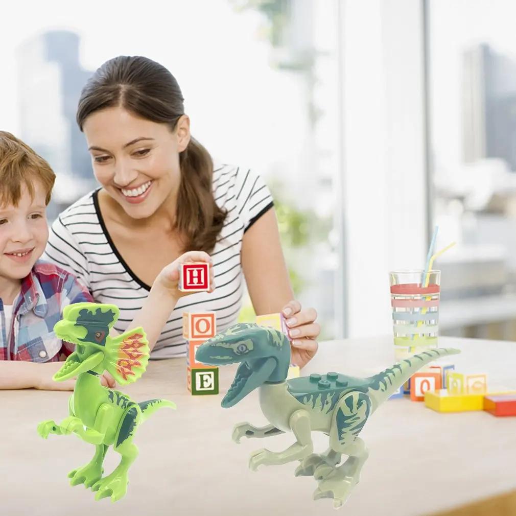

16pcs Jurassic Building Blocks Toy World Dinosaurs Kids Toys Children's Gifts Collectibles For Display