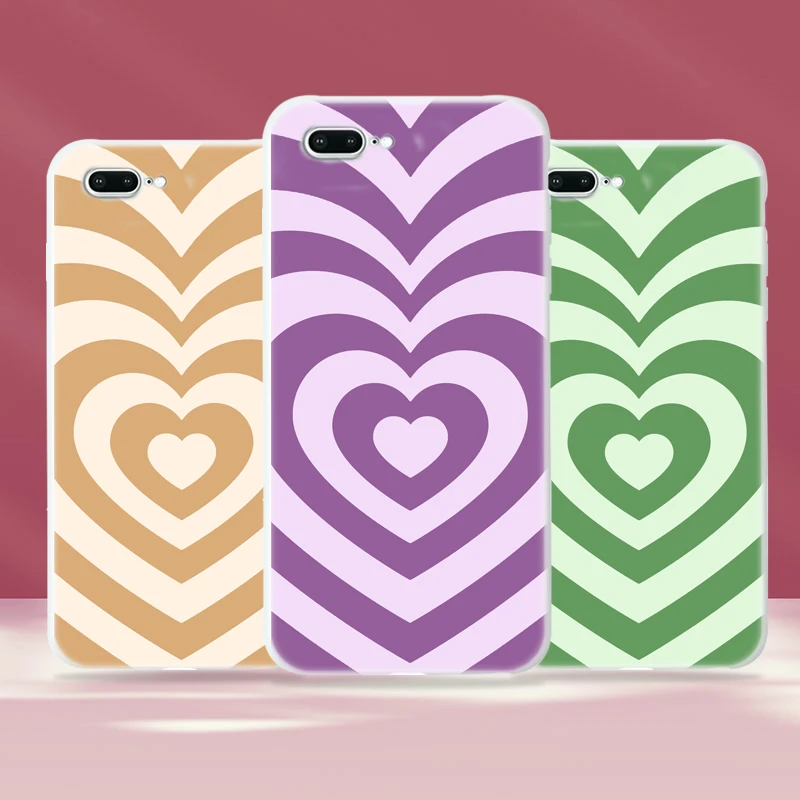 

Heart Shaped Cute Phone Case For iPhone 11 12 Pro MAX Mini XS X XR 6 6S 7 8 Plus For Apple 12 11 Pro MAX SE 2020 Coque Funda