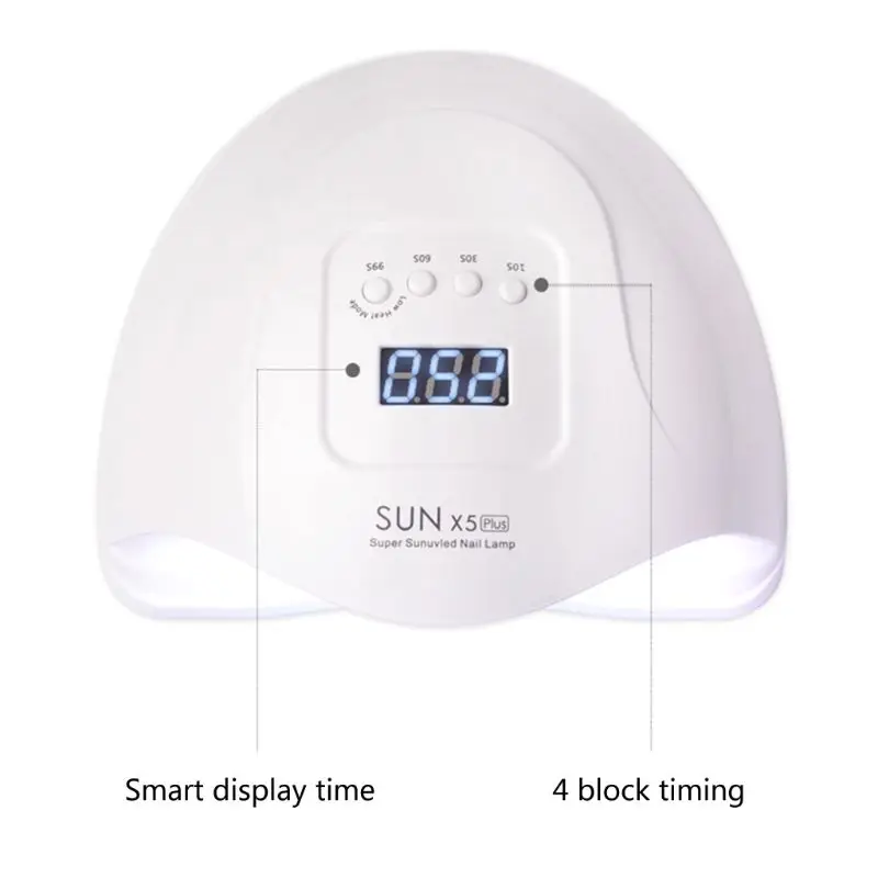 80 Вт Профессиональный лак для ногтей УФ-и светодиодной лампы Сушилка гель леча