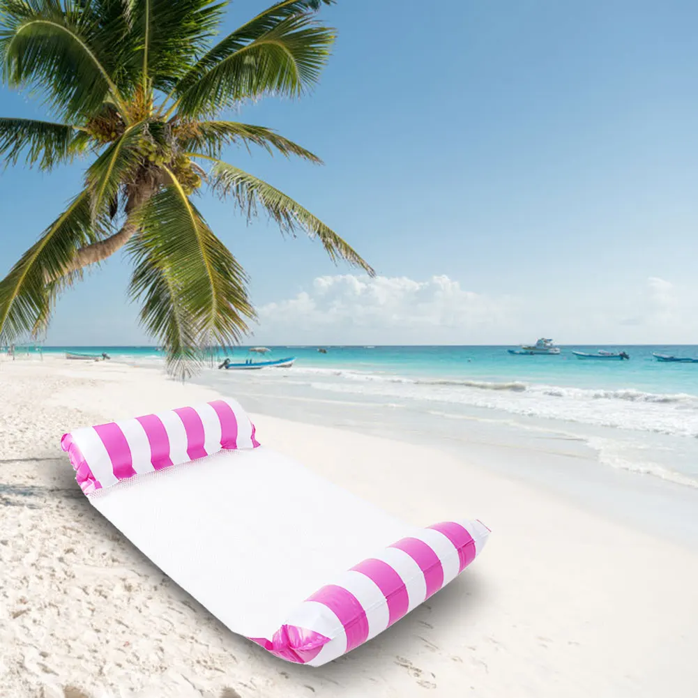 

Water Hammock PVC Summer Inflatable Foldable Floating Row Swimming Pool Air Mattresses Bed Beach Water Sports Lounger Chair 2021