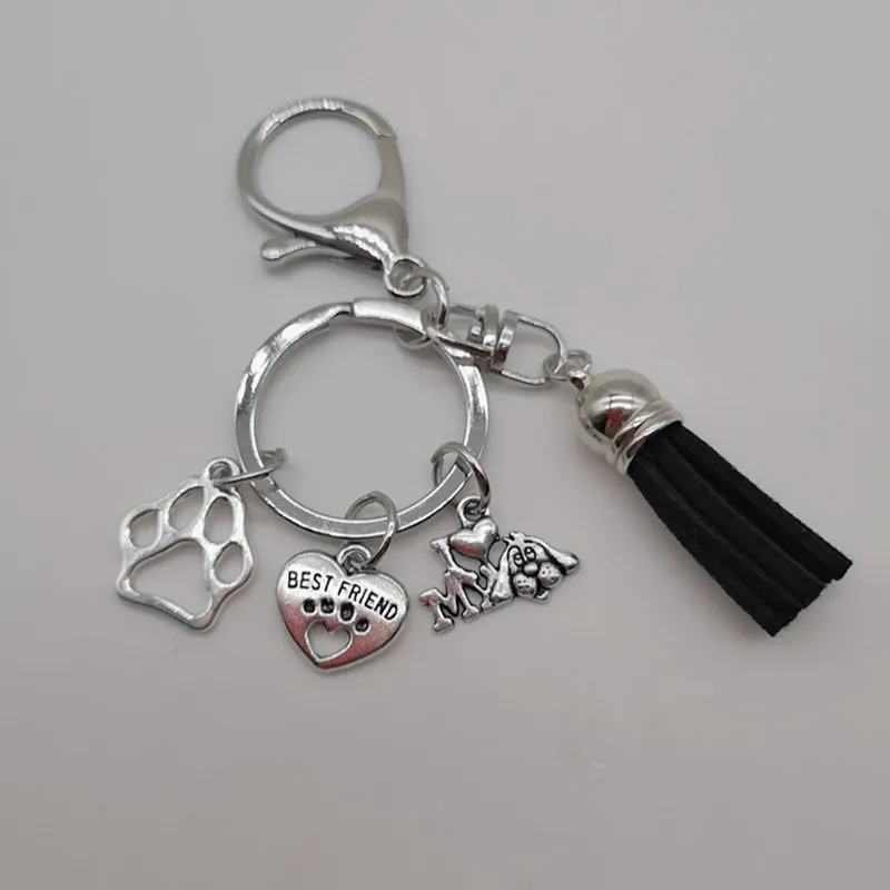 Новые футболки с надписью I love my подарок собачников милое сердце best friend кулон в