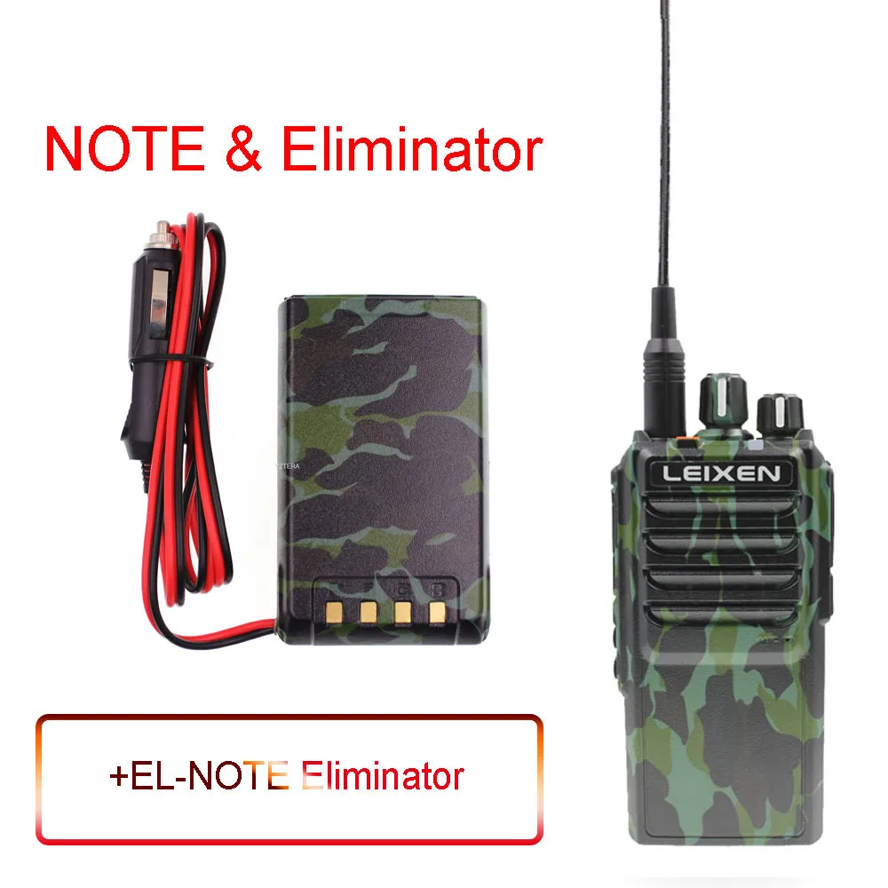 Дальнее двухстороннее радио LEIXEN NOTE Высокая мощность 20W камуфляж UHF 400-480MHz 4000mAh Ham радио - Цвет: NOTE-camo-EL