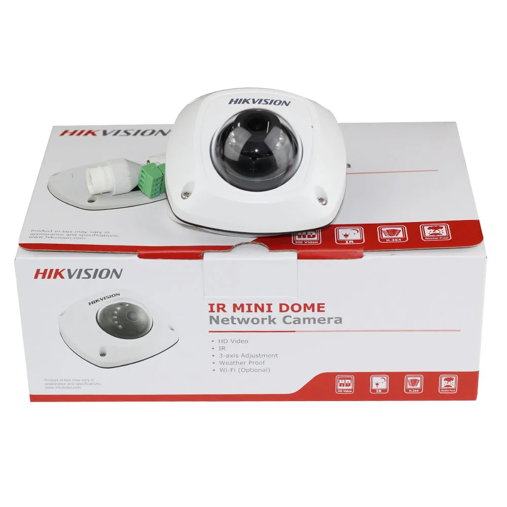 

Hikvision Original DS-2CD2542FWD-IS DS-2CD2542FWD-IWS 4MP POE IP Camera Built in SD Card Slot IR WDR H.265+ Russian warehouse