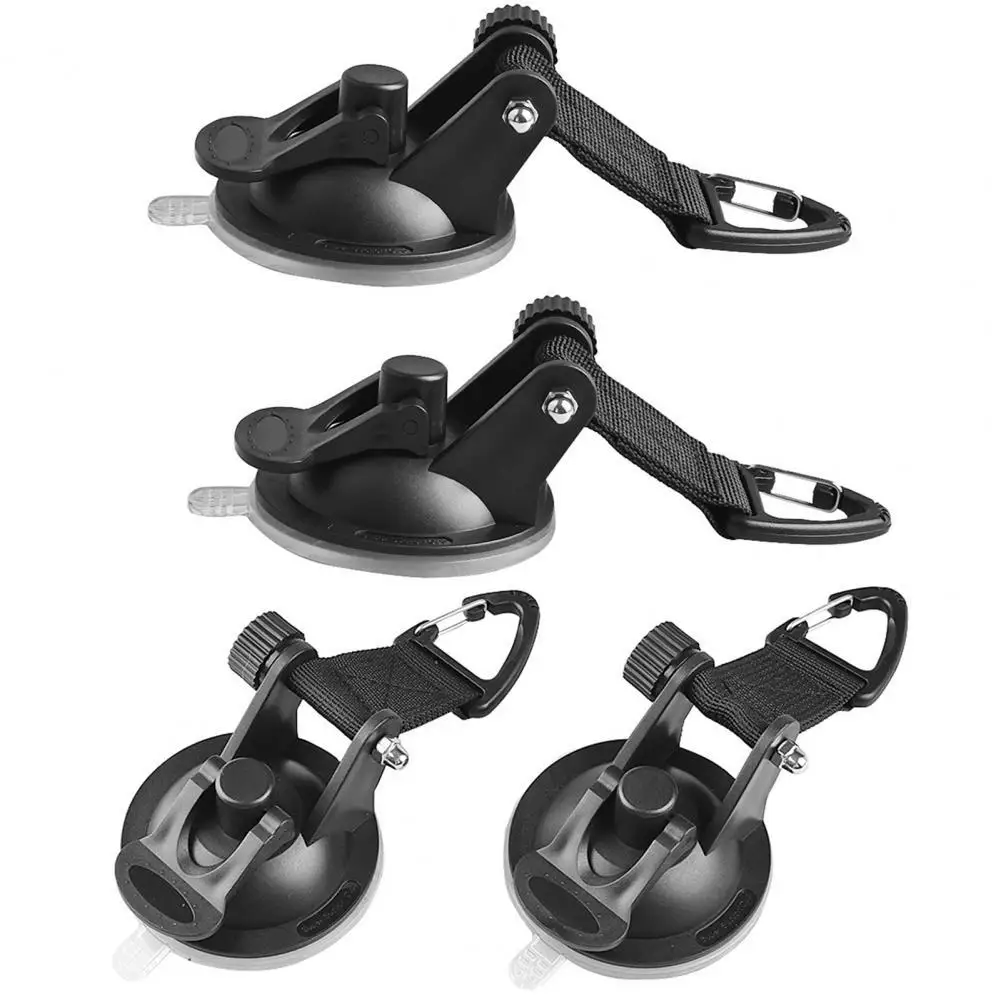 

2Pcs Outdoor Car Window Glass Tent Suction Cup Hook Fixing Buckle for Camping