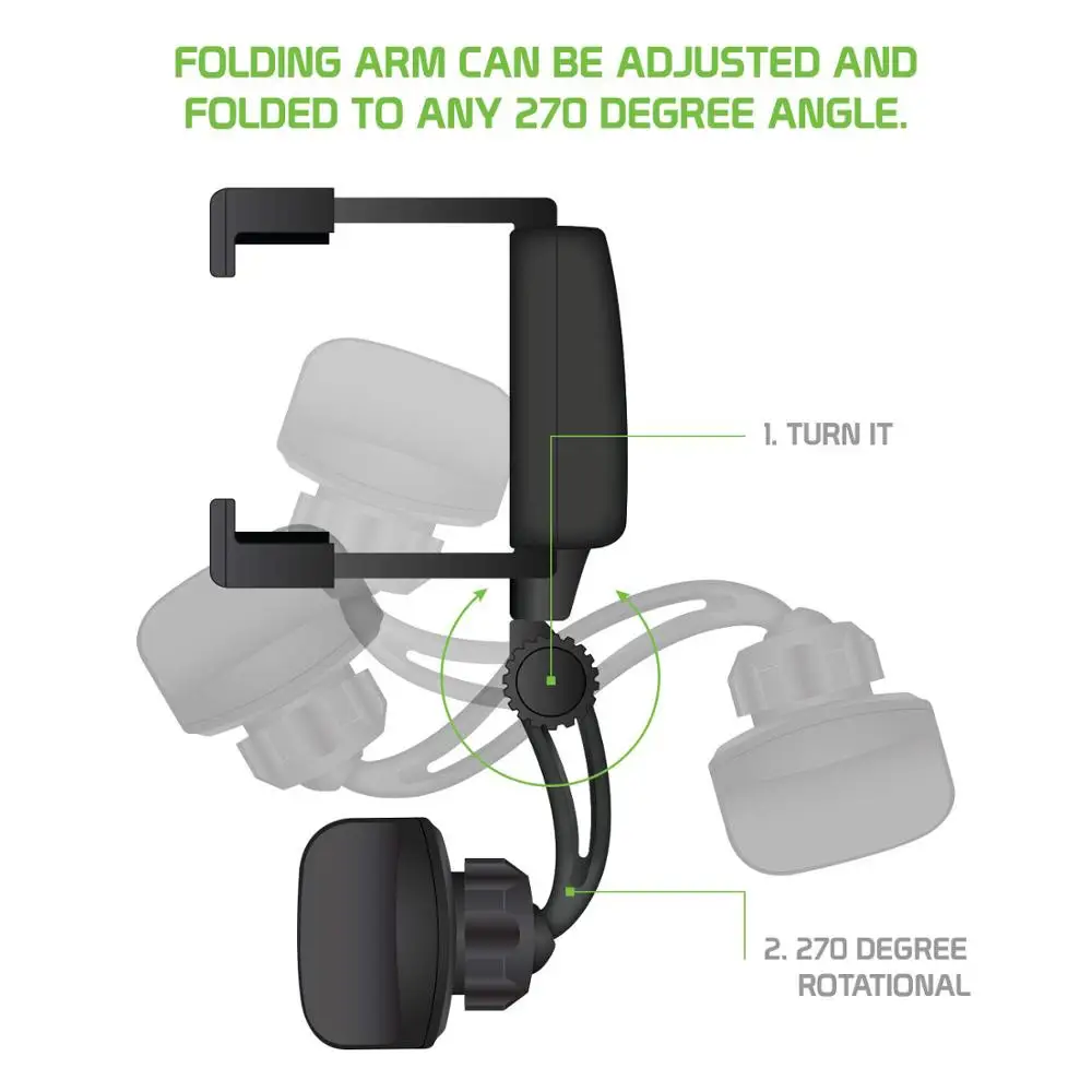 

Car Phone Holder Stand Car Rearview Mirror Mount Car Holder for Phone For 3-5.5in GPS 360 Degrees Smartphone Stand Universal