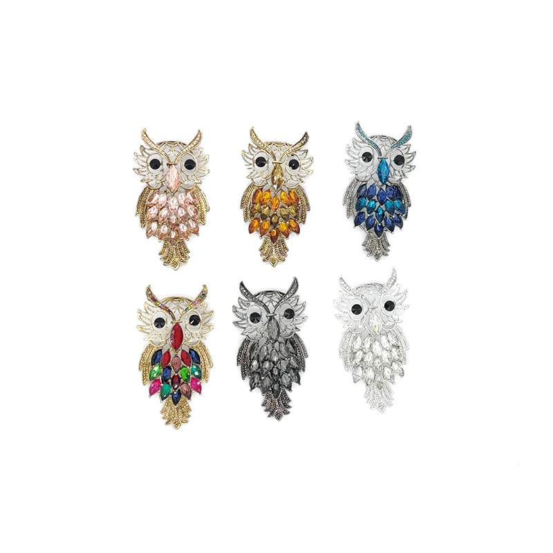 

PD BROOCH European American Retro Creative Owl Exaggerated Brooch High-end Clothing Accessories Brooch Collar Pin Brooch Jewelry
