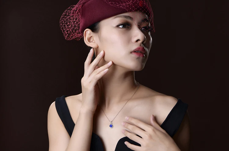 12 шт. розовое золото камень кулон Подвески Fit из нержавеющей стали ожерелье цепь