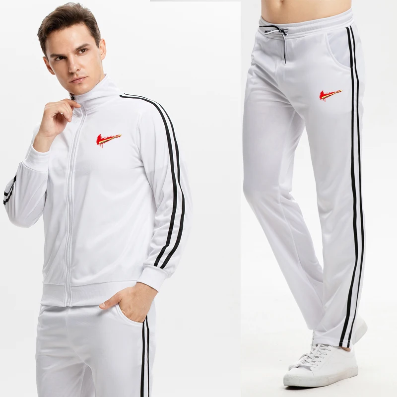 2019Conjunto de ropa deportiva de marca para hombre, chandal deportivo para correr, sudadera de dos piezas para hombre, ropa de - Цвет: 11
