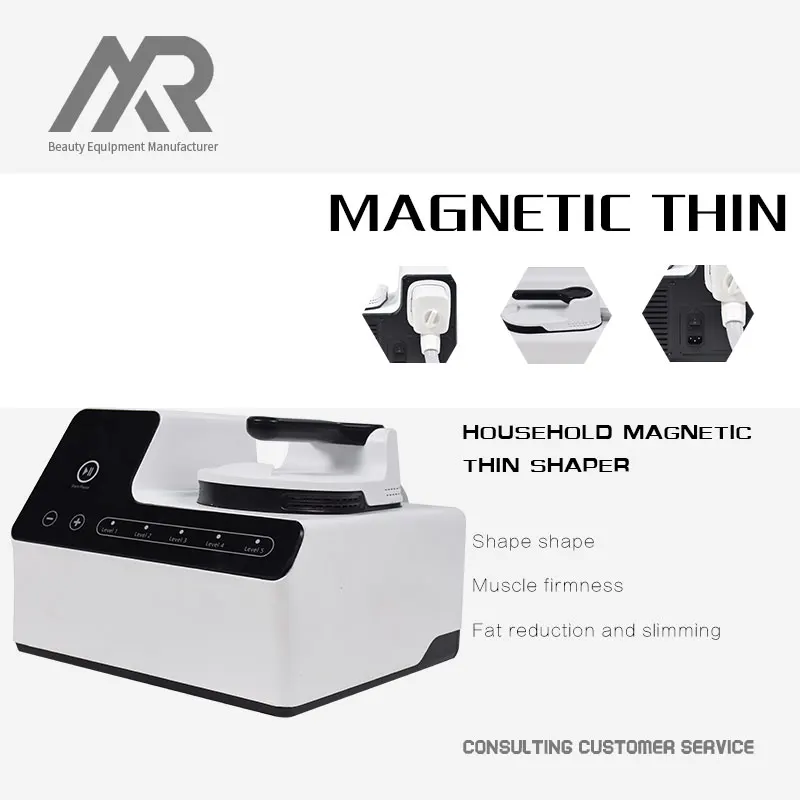 

Household magnetic thin vibration massage weight loss instrument single handle RF RF Seuss muscle and fat loss instrument