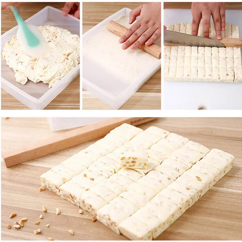 

DIY Набор подносов для нуги, деревянная скалка для резки, выпечки, инструмент для украшения тортов, магазин TSH