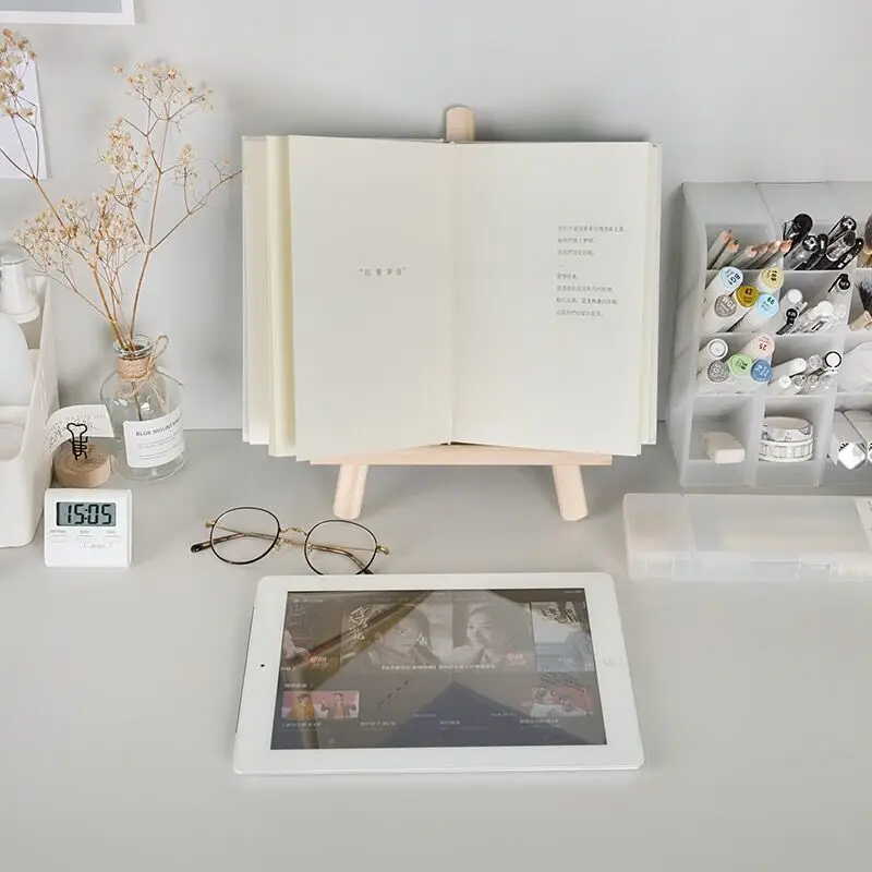 Складной настольный деревянный держатель для iPad планшетов ПК подставка книг