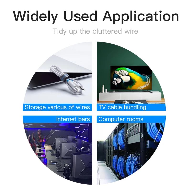 Кабель-органайзер Vention для наушников телефонов компьютеров | Электроника
