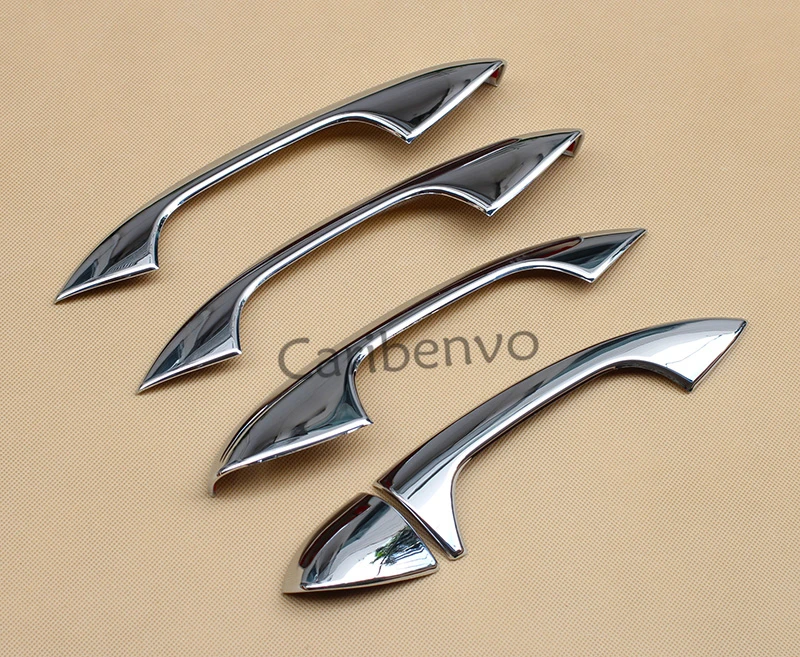 4 шт./компл. глянцевый хромовые автомобильные дверные ручки крышки для 2016 2019 Mercedes