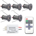 Умный Светодиодный прожектор с регулируемой яркостью, IP65, 1 Вт, 12 В постоянного тока, 15 мм, миниатюрный светодиодный прожектор + силовой трансформатор IP67, освещение для стен и лестниц, CE RoHS