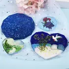 Силиконовые формы в форме сердца из смолы, инструменты для изготовления ювелирных изделий из смолы, УФ эпоксидные прессованные цветы, поделки сделай сам