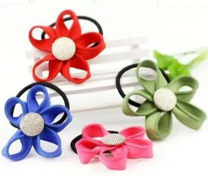 Резинки для волос эластичные в форме цветка сердца |