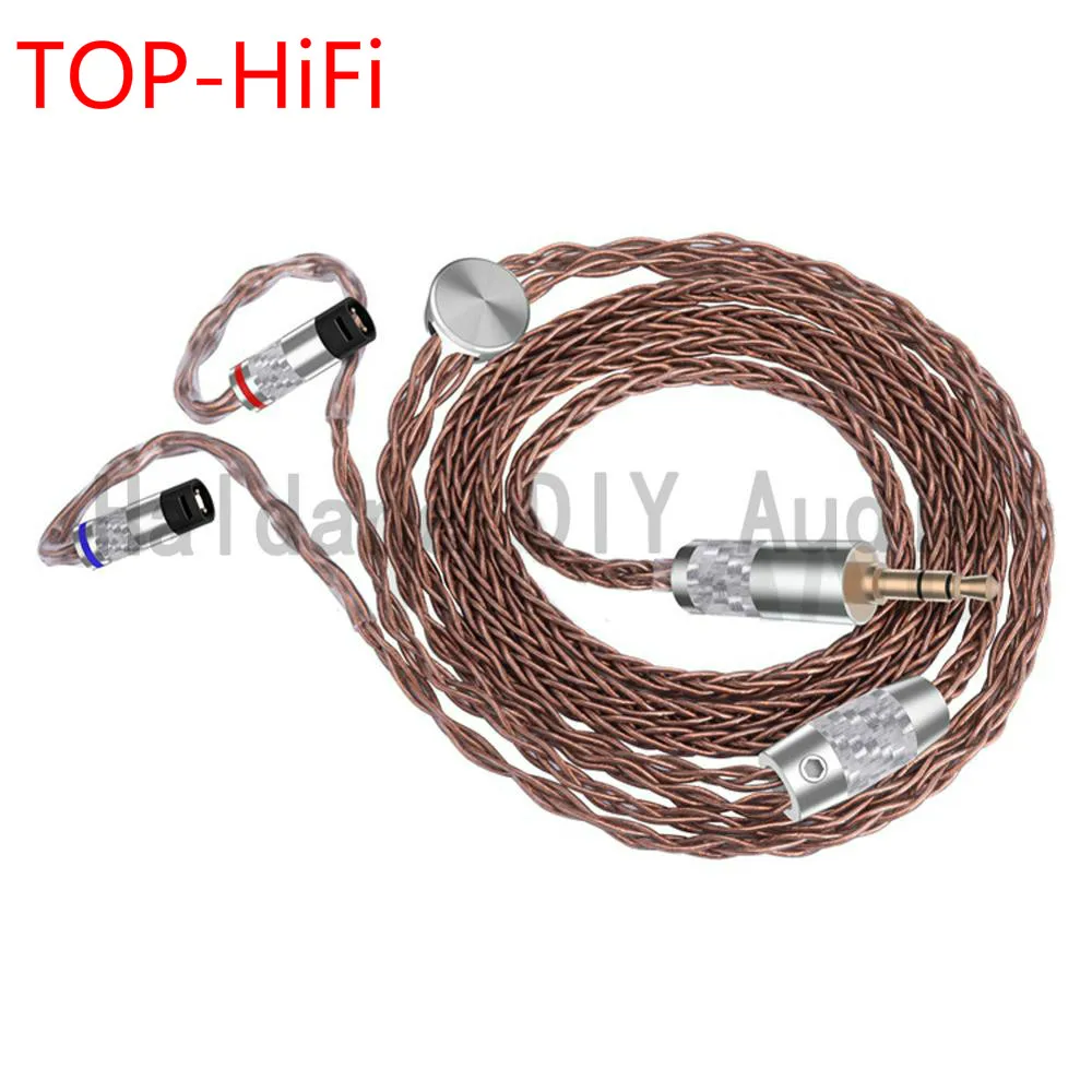 

TOP-HiFi 3.5/2.5/4.4mm Balanced Pure Copper Headphone Upgrade Cable For IE80 IE8 IE8I IE80S Headphones