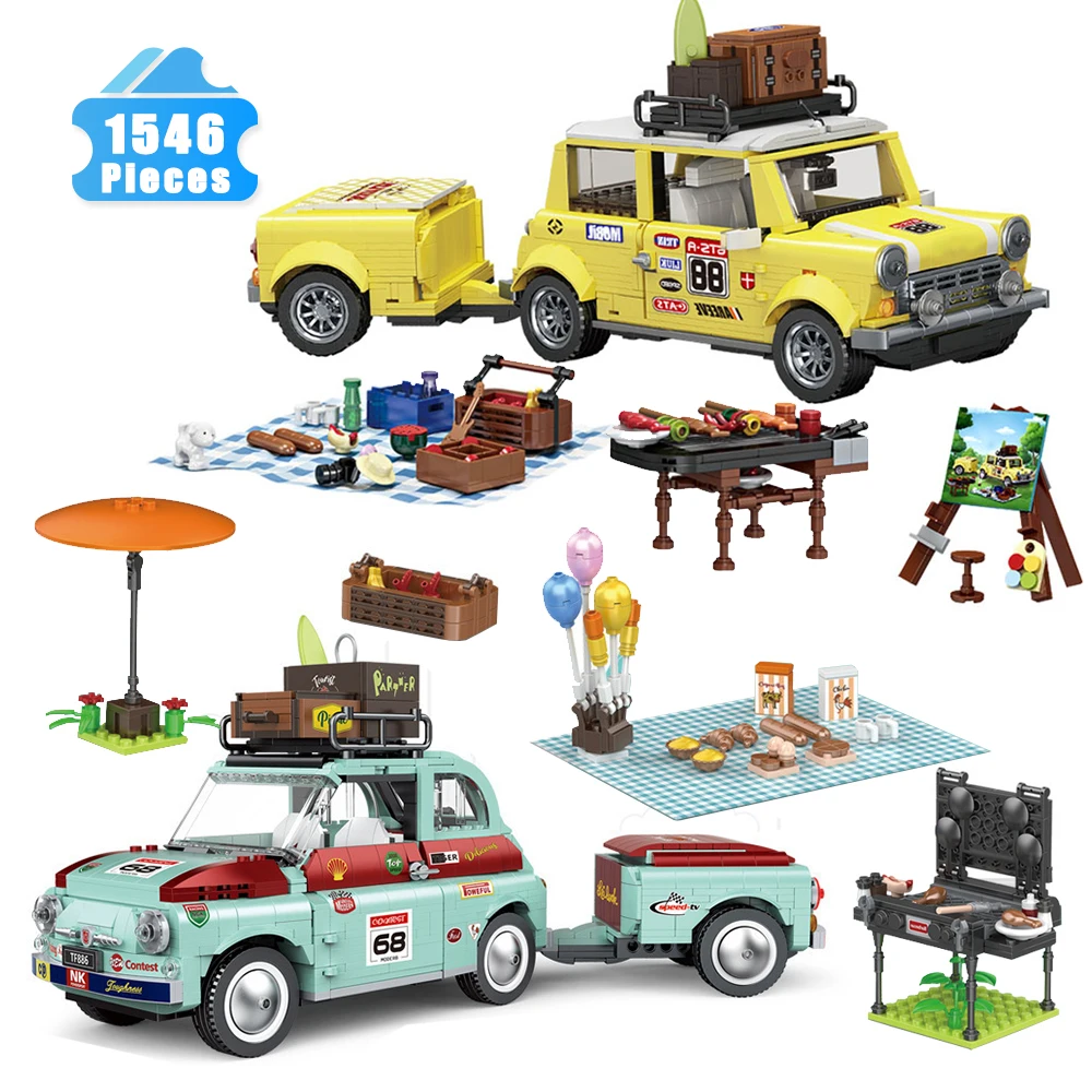 Технический автомобиль эксперт в дизайне турник пикник строительные блоки