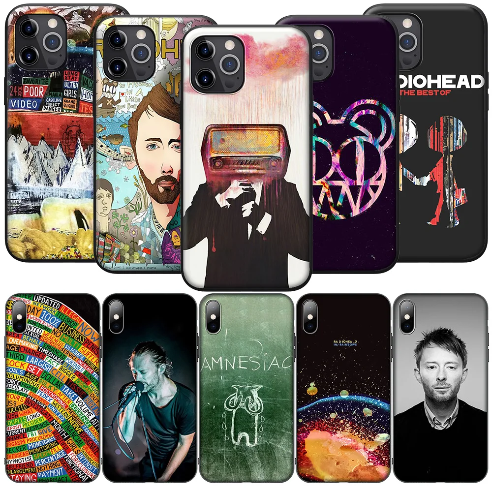 GX191 силиконовый мягкий чехол с радио-головой Thom Yorke для iPhone 13 12 Mini 11 Pro XS Max XR X 8 7 6 6S