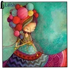 5D алмазная живопись Muppet шерстяная юбка маленькая девочка полная вышивка крестиком Мозаика Детские Мультяшные подарки ручной работы