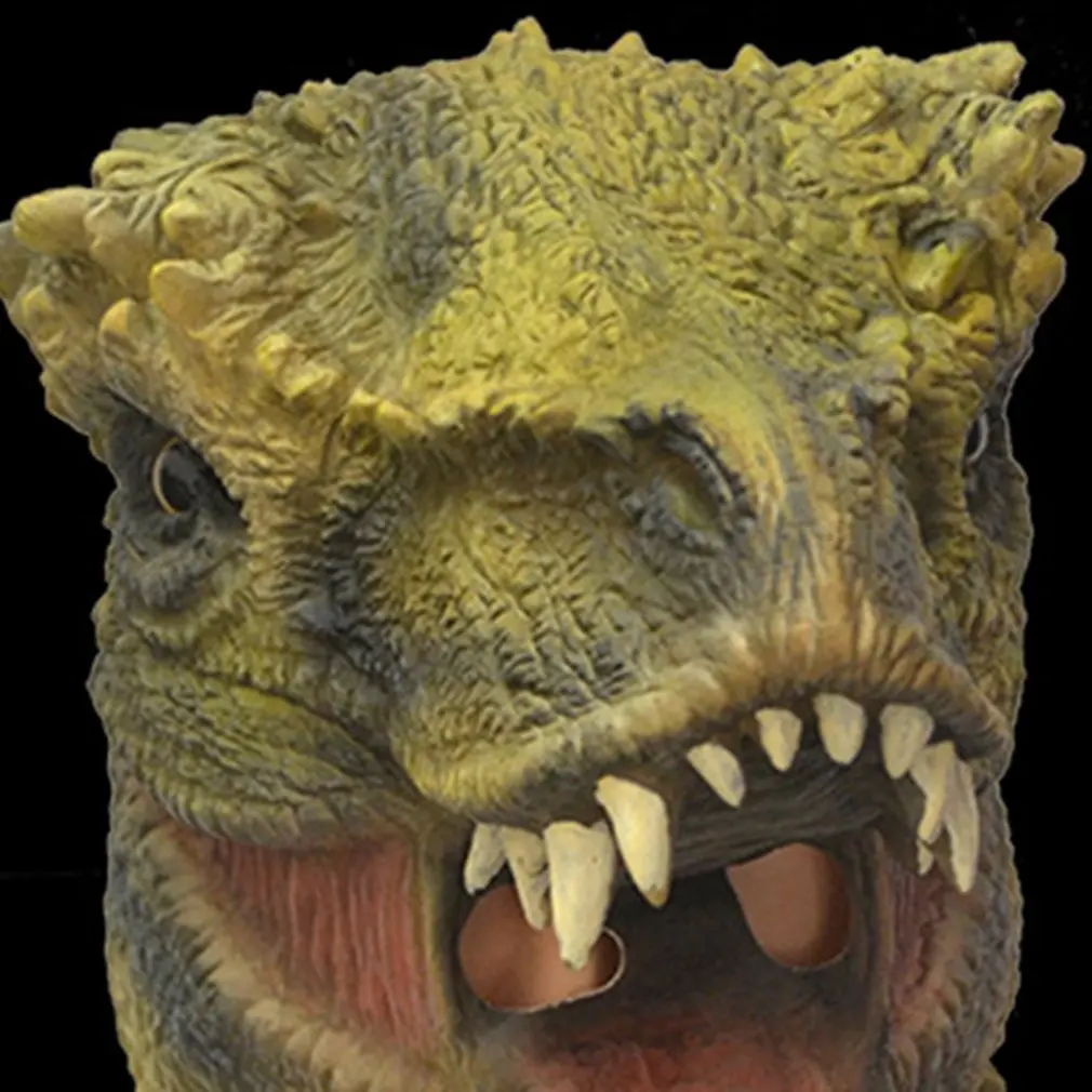 Маска динозавра латексная маска на Хэллоуин капот тираннозавра голова Юрского