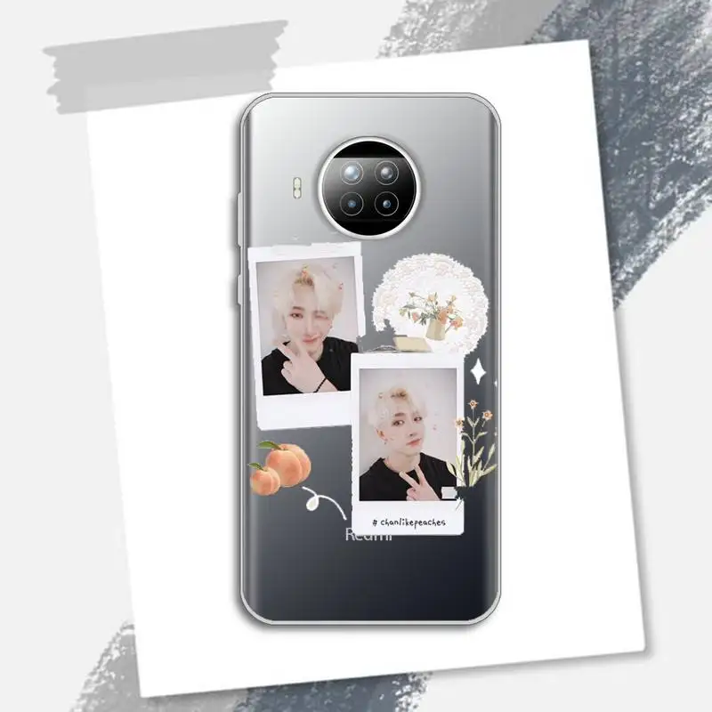 

Boy group stray kids kpop Phone Case Transparent for Xiaomi Redmi note 10 t 8 9 pro lite 11