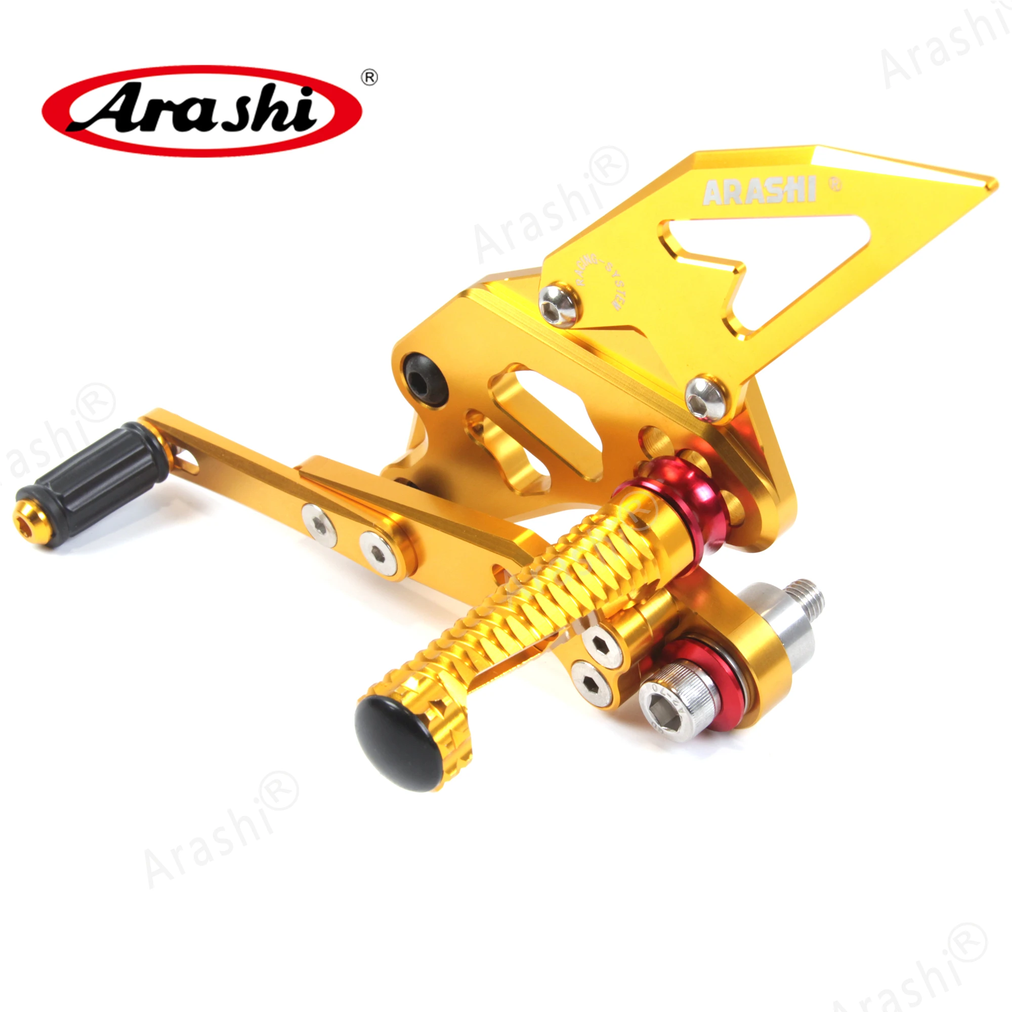 Араши CNC Регулируемые подножки для SUZUKI GSXR1000 2009 2016 ног GSXR 1000 2010 2011 2012 2013 2014 2015