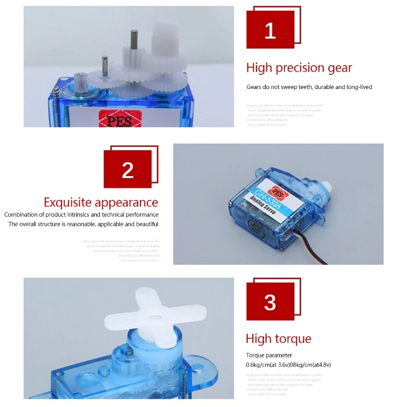 Professional Micro Servo Motor Kit Mini for RC Robot Arm Helicopter | Электроника