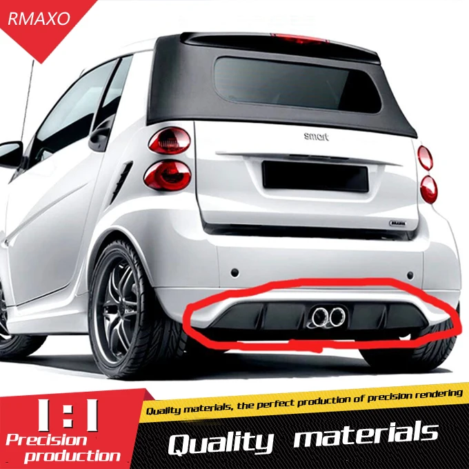 Для Benz Smart fortwo Body kit спойлер 2013-2019 для ABS задний передний бампер диффузор защитные