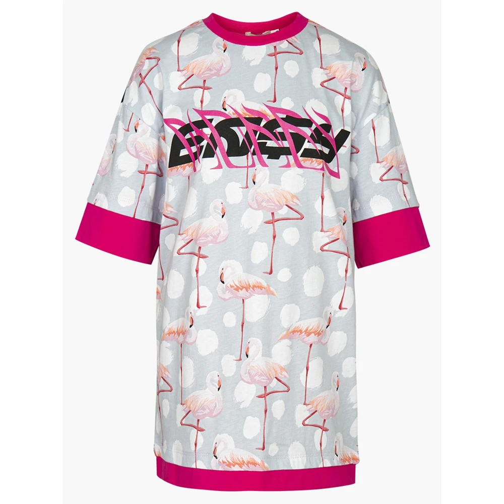 Футболка для девочки M&D (цвет: серый/черный рост 140 см)|Тройники| |