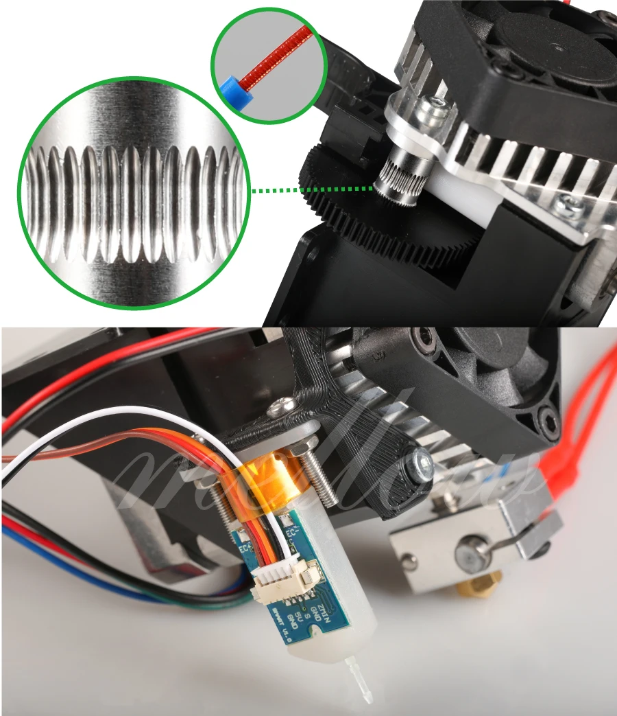 Mellow части 3D принтера Titan Aero V6 hotend экструдер полный комплект+ 3D сенсорный комплект для рабочего стола FDM reprap mk8 i3