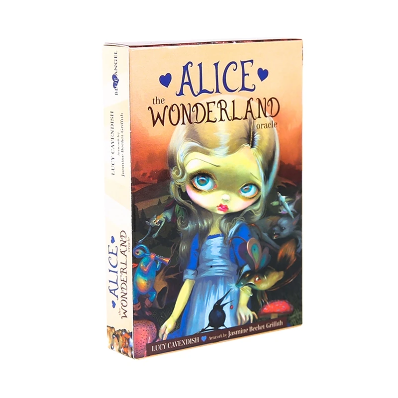 

Alice The Wonderland Oracle Cards Full English 45 Cards Deck Tarot Divination Fate Family Party Board Game
