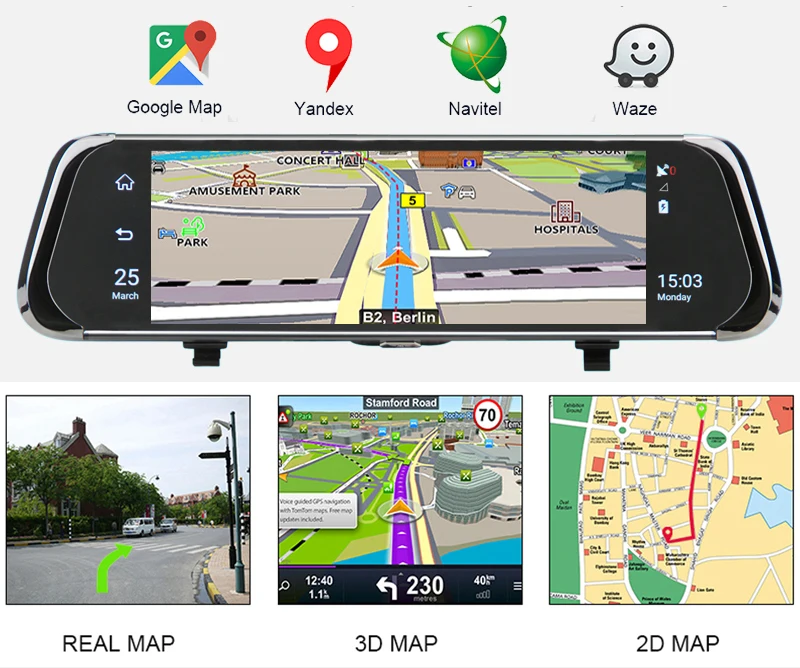 Anstar 10 дюймов Android 4G специальное зеркало заднего вида камера Автомобильный видеорегистратор 1080P Dash Cam ADAS gps wifi авто камера регистратор видео регистратор