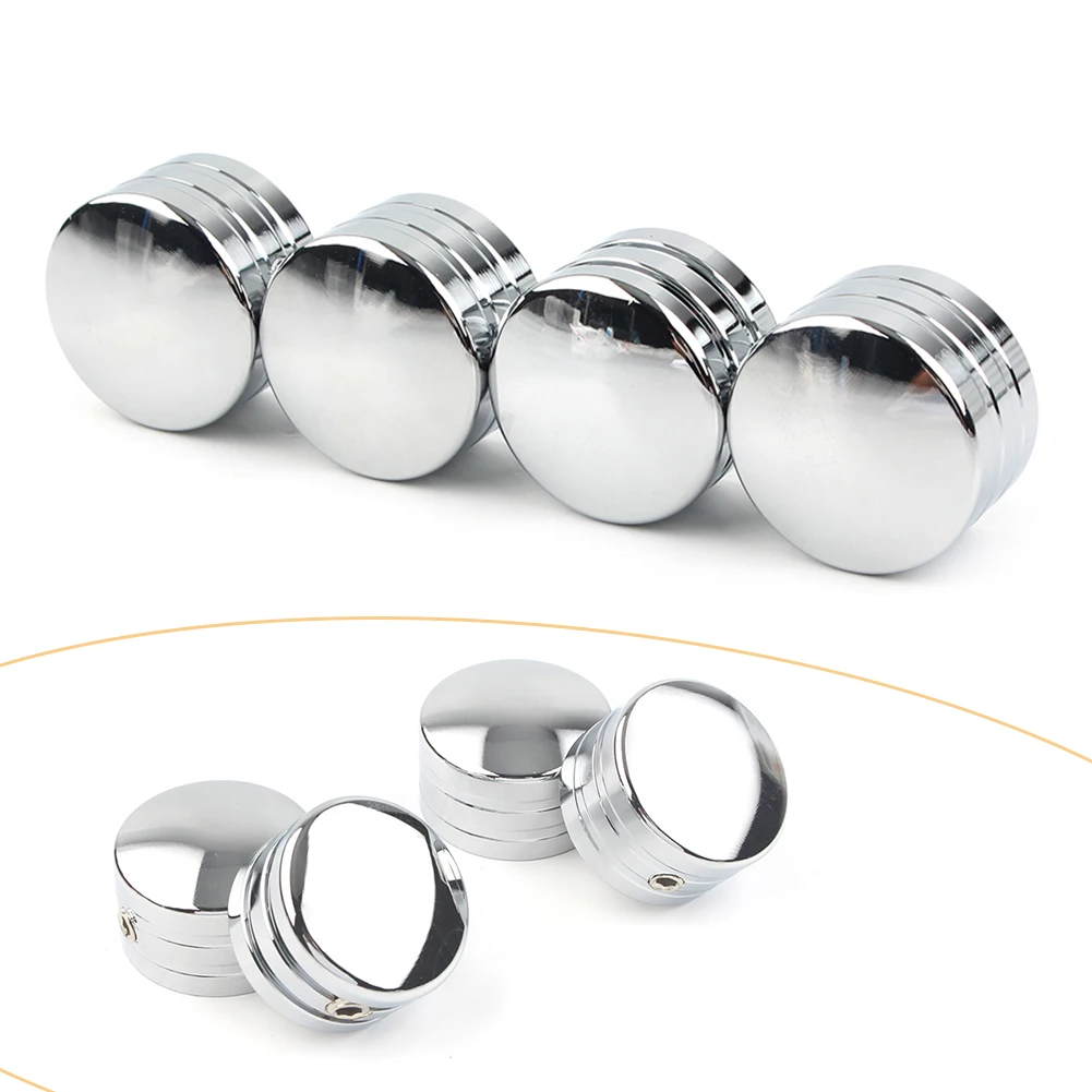 

4 шт. хромированная Свеча зажигания CNC головка крышка болта Крышка зажигания для Harley Twin Cam /Sportster 1999-2017 & Big Twin 1340 Evo модели 1985-1999