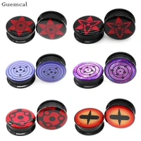 guemcal 1 pair acrylic ear gauges plugs piercing flared ear gauges tunnels ear expander stretcher body fashion jewelry
