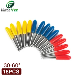 Режущий плоттер 15 шт.лот 30 градусов 45 градусов 60 градусов summa D лезвие резак для винила лезвие summa игла нож инструмент резак